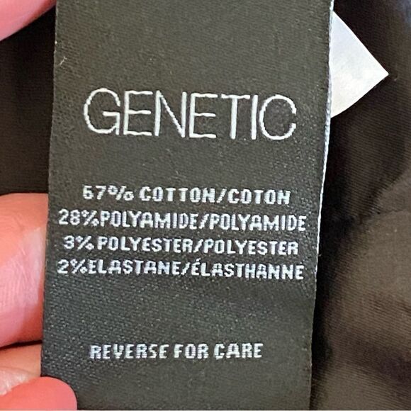 Genetic x Liberty Ross White Hot Metallic Jacquard Fitted Cropped Blazer Sz M - Picture 11 of 16